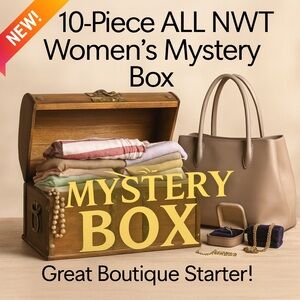 Women's 10-Piece Mystery Box with Clothing and Accessories